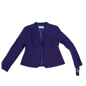 NWT Le Suit Petite Plum Blazer